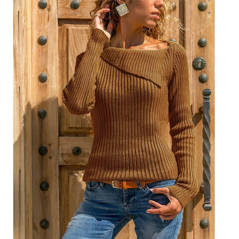 Sweater Geribd Chic en Comfortabel voor Femmes