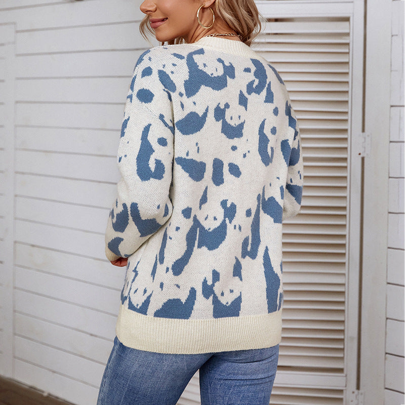 Sweater met dierenprint voor dames - Perfect voor wintermode