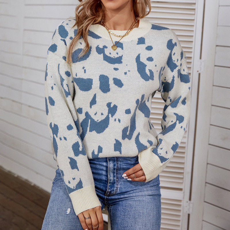 Sweater met dierenprint voor dames - Perfect voor wintermode