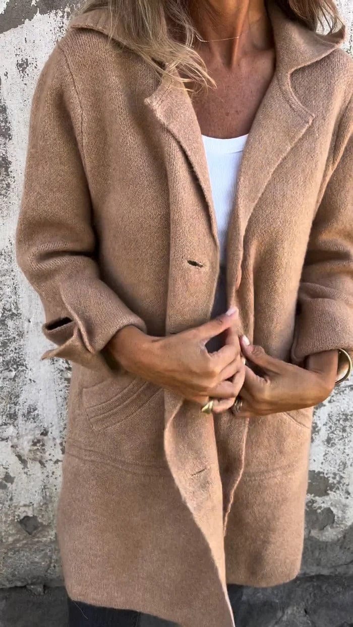 Veste Minimaliste à Manches Longues Chic – Effortless Style